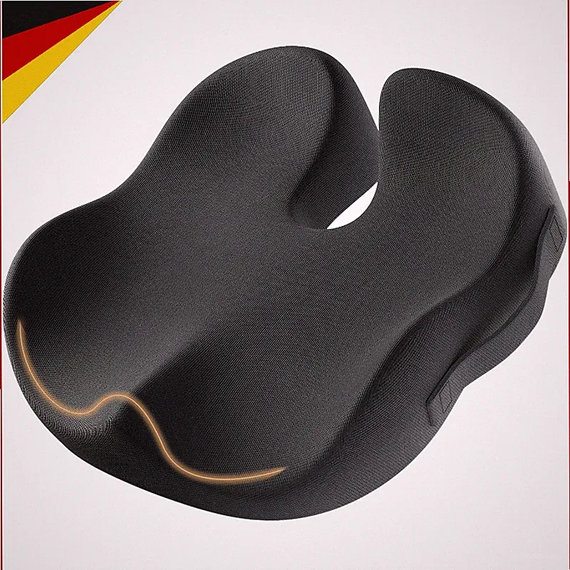 Sitzkissen Orthopädisch Ergonomisch Memory Foam für Bürostuhl Rollstuhl Auto