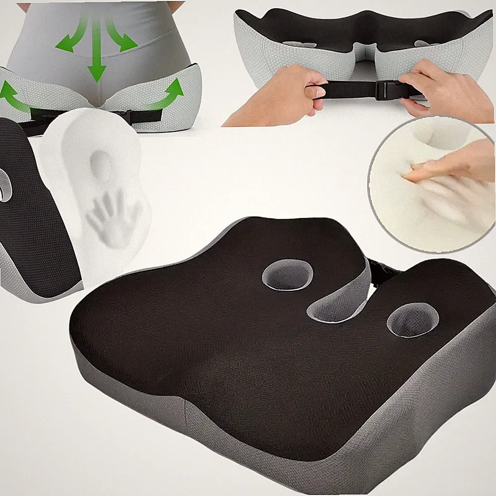 Sitzkissen Orthopädisch Memory-Schaum Bürostuhl Ergonomische Steißbeinkissen