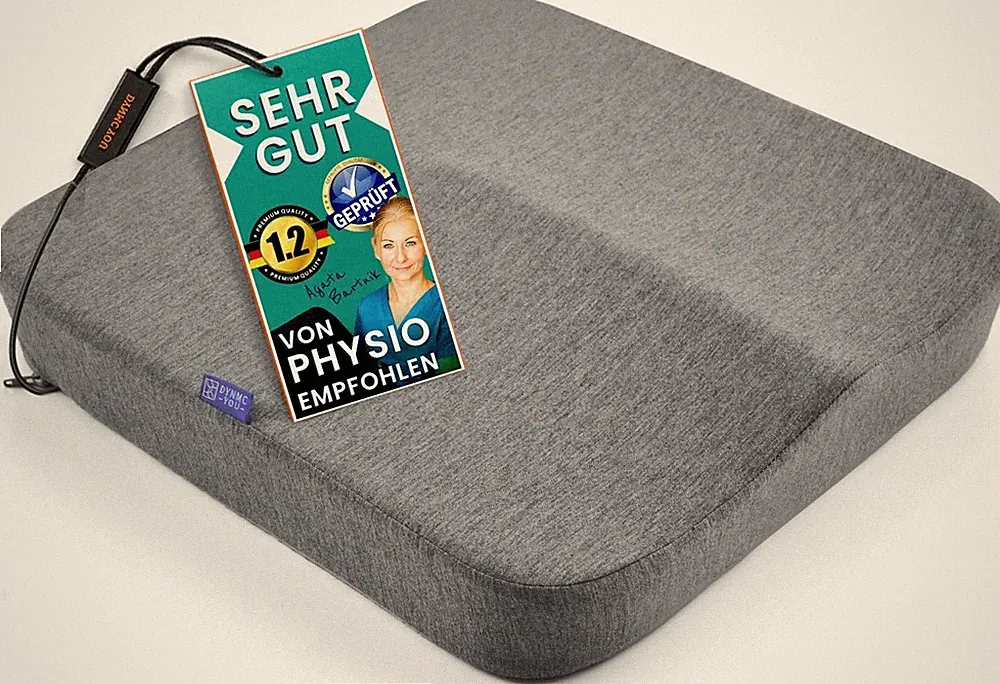 Sitzkissen Stuhl - Test SEHR GUT - Sitzkissen Bürostuhl [MIT PHYSIOTHERAPEUTEN