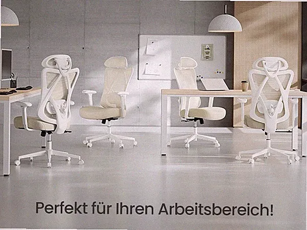 SONGMICS Bürostuhl ergonomisch, Schreibtischstuhl, Computerstuhl, Netzstuhl