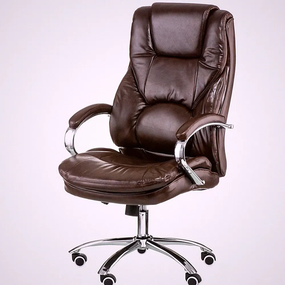 Special4You Bürostuhl / Chefsessel / Ergonomischer/ Echtleder Rain brown (E6002)