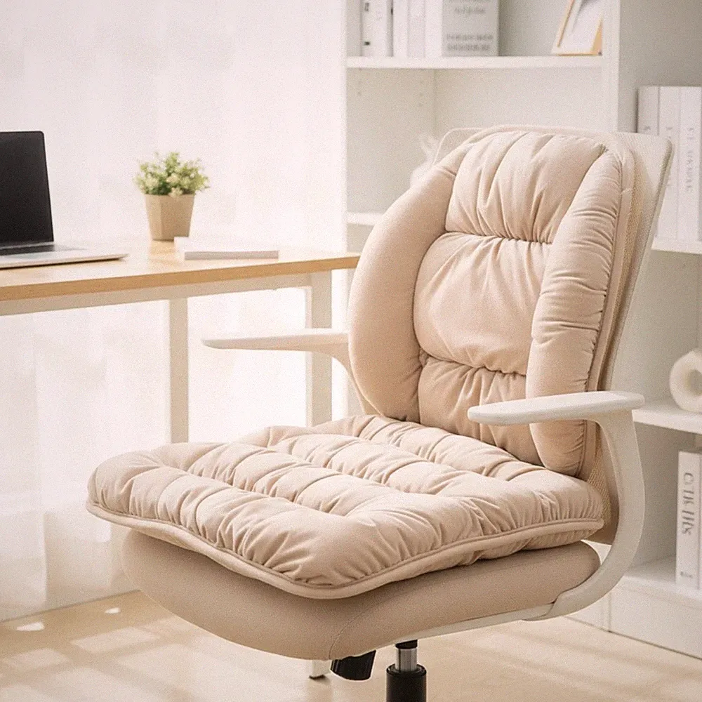 Stuhlkissen mit Rückenlehne ergonomisch Bürostuhlkissen orthopädisch