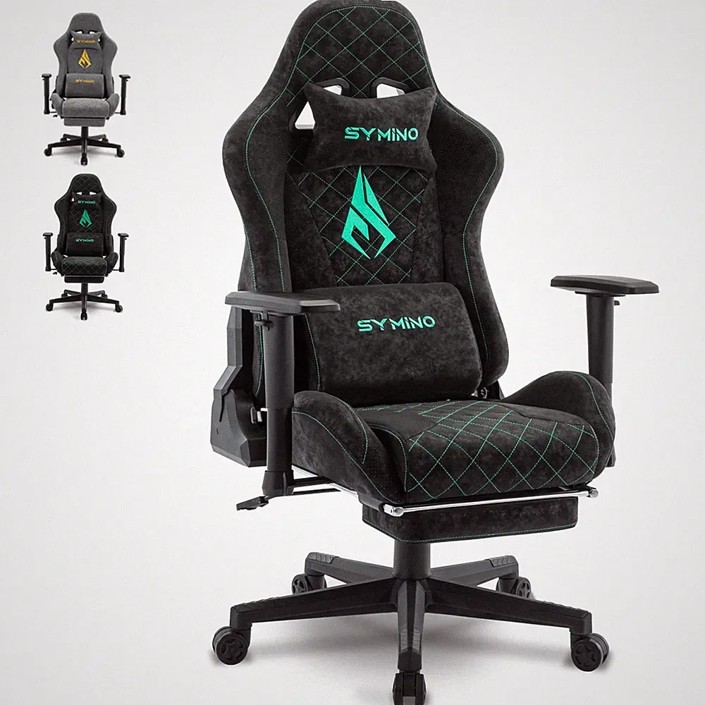 Symino Gaming Stuhl - Ergonomischer Bürostuhl Im Racing Style, 200 Kg Belastbark