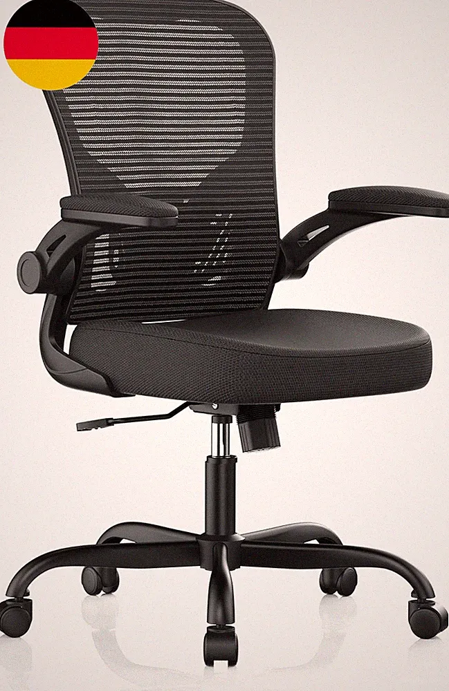 Synorla Bürostuhl Ergonomisch, Schreibtischstuhl Mit Tragkraft 150 KG Und 90° Ho