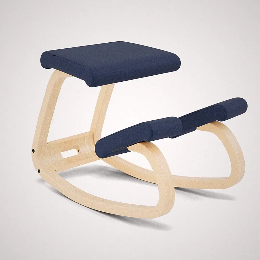 Variable Ergonomischer Kniestuhl, SchaukelBürostuhl ohne Rollen