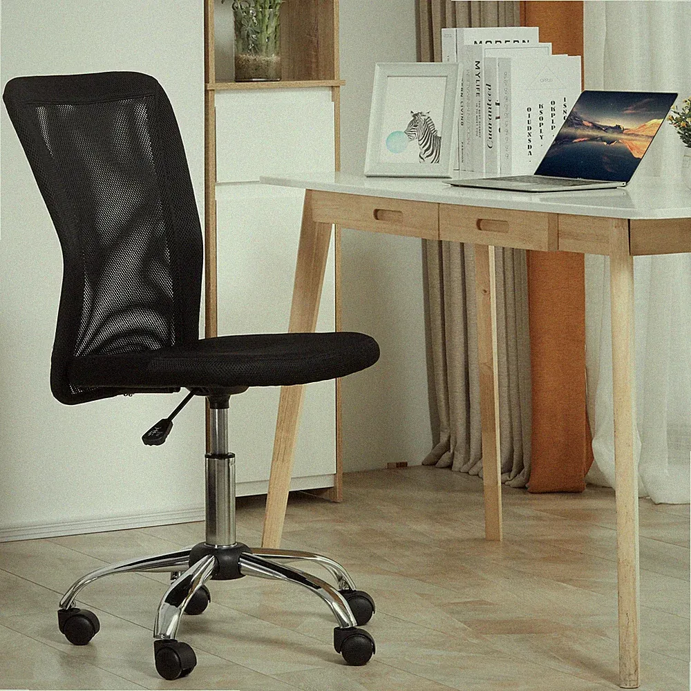 Vinsetto Bürostuhl Ergonomisch, Höhenverstellbarer Schreibtischstuhl, Mesh
