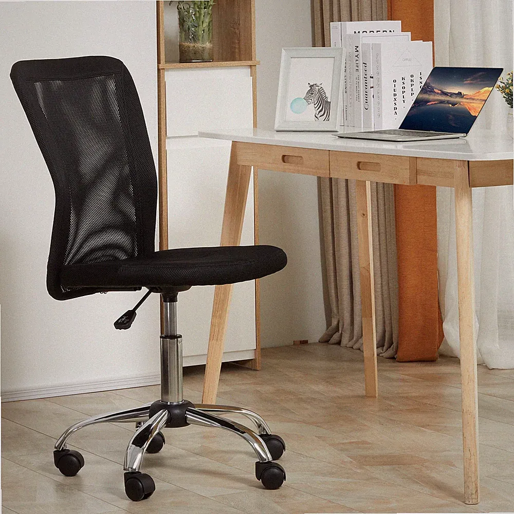 Vinsetto Bürostuhl Ergonomisch, Höhenverstellbarer Schreibtischstuhl, Mesh