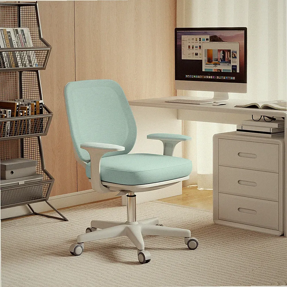 Vinsetto Bürostuhl, Ergonomisch Schreibtischstuhl mit Drehfunktion Grün