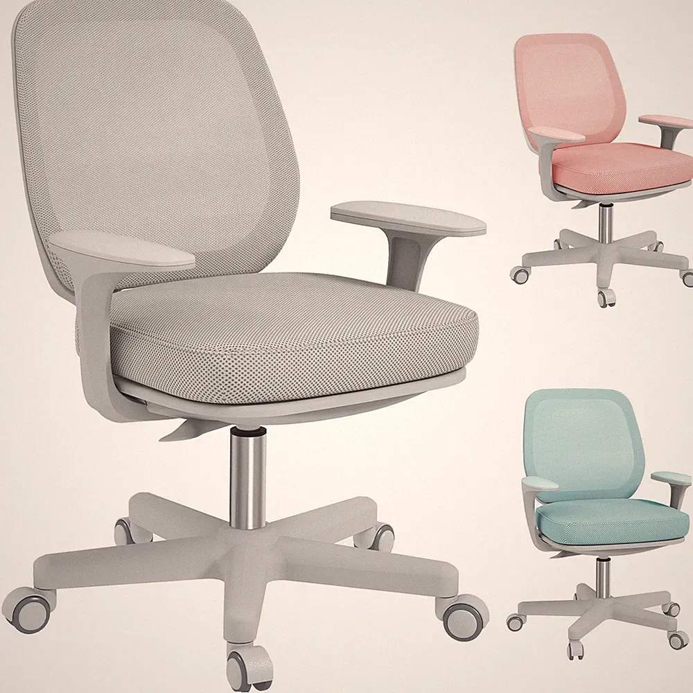 Vinsetto Bürostuhl, Ergonomisch Schreibtischstuhl mit Drehfunktion Refurbished