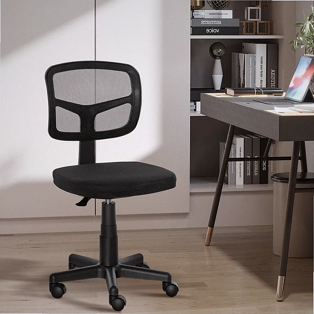 Vinsetto Bürostuhl Ergonomischer Schreibtischstuhl, Höhenverstellbarer Drehstuhl