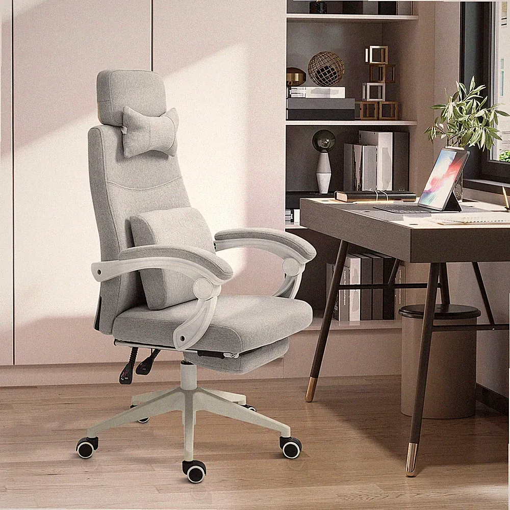 Vinsetto Bürostuhl Gamingstuhl Ergonomisch Polyester Schaumstoff Kunststoff