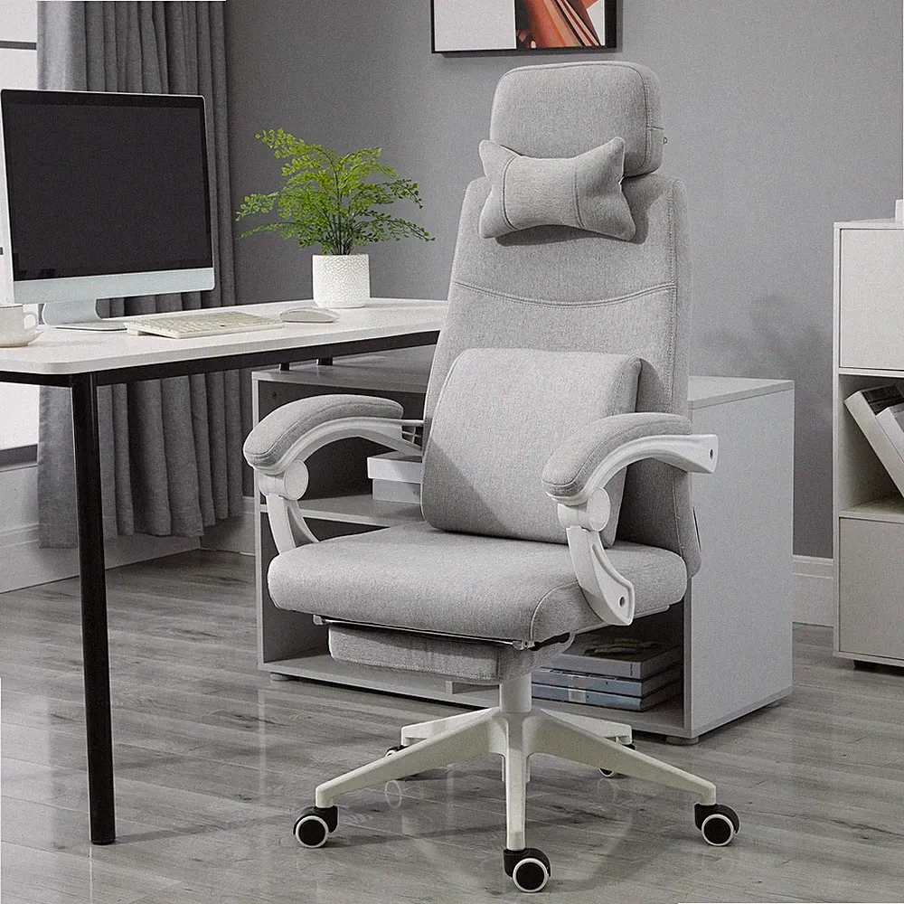 Vinsetto Bürostuhl Gamingstuhl Ergonomisch Polyester Schaumstoff Refurbished