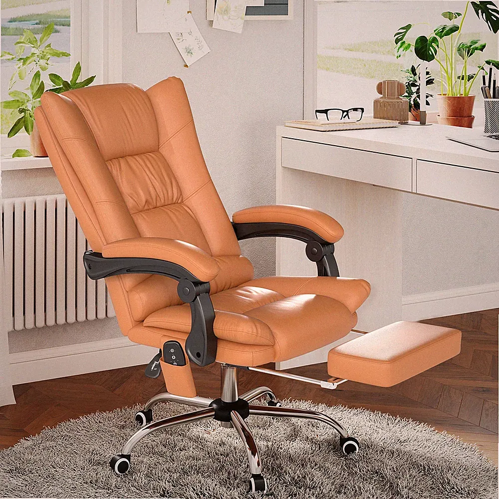 Vinsetto Bürostuhl mit Massagefunktion Ergonomischer Chefsessel