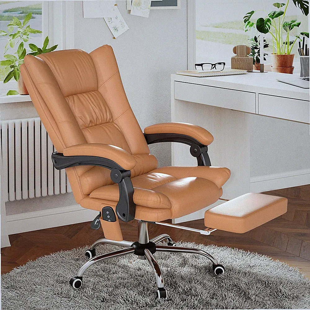 Vinsetto Bürostuhl mit Massagefunktion Ergonomischer Chefsessel Refurbished