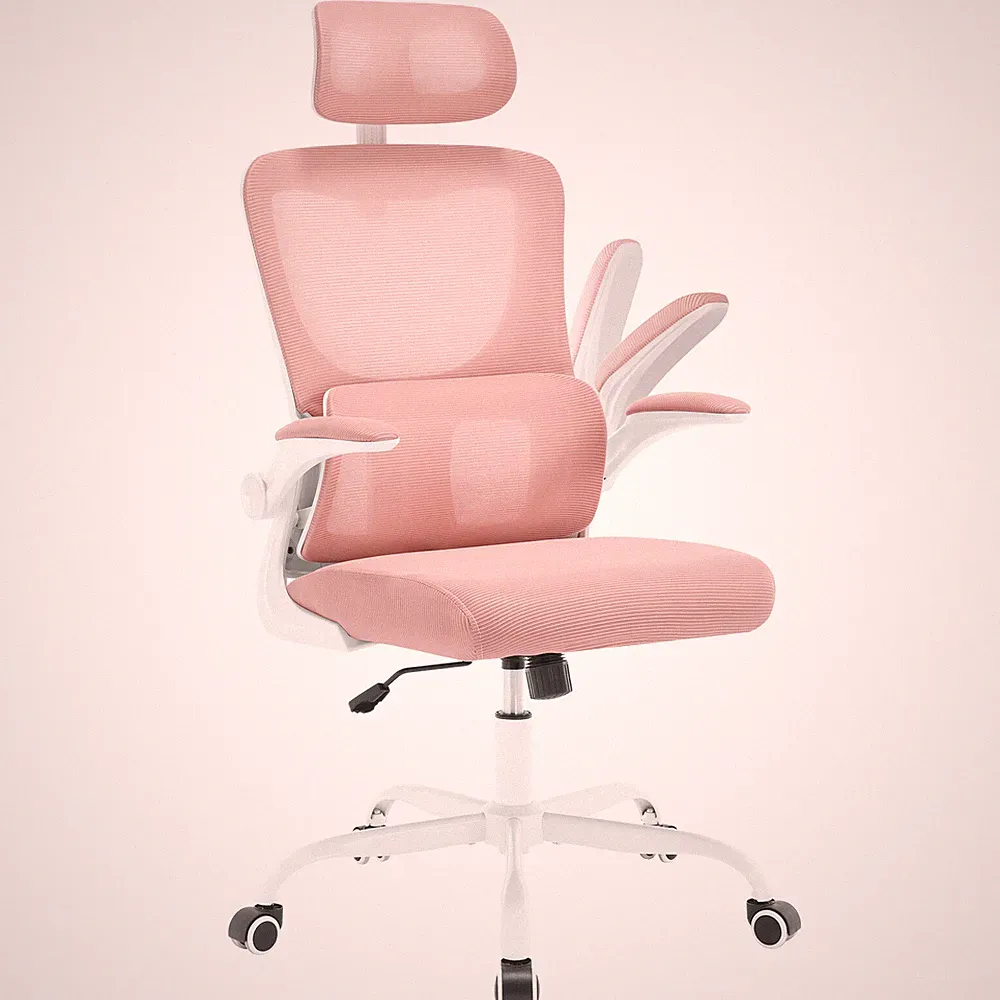 WOLTU Bürostuhl Ergonomisch Netzstoff Schreibtischstuhl Drehbar höhenverstellbar