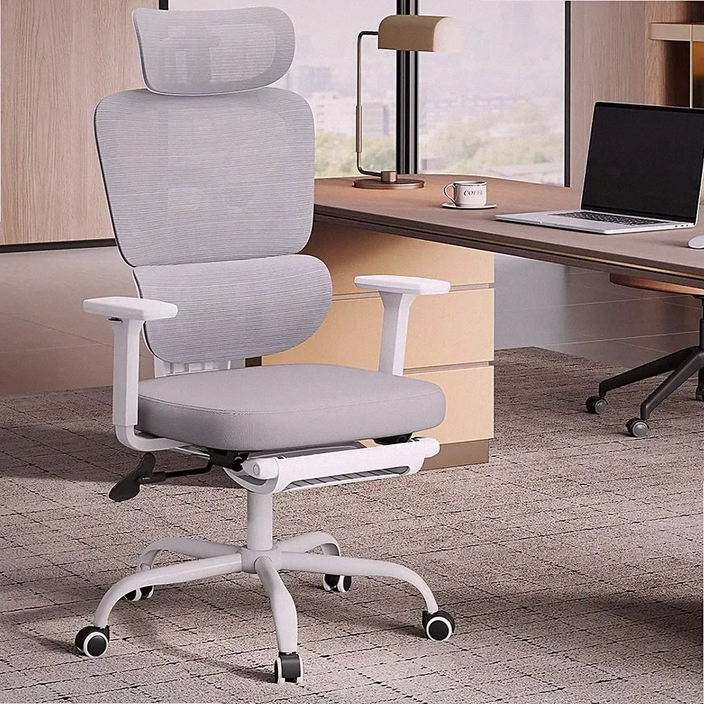 WOLTU Ergonomischer Bürostuhl 3D-Kopfstütze 150 kg Schreibtischstuhl Home Office