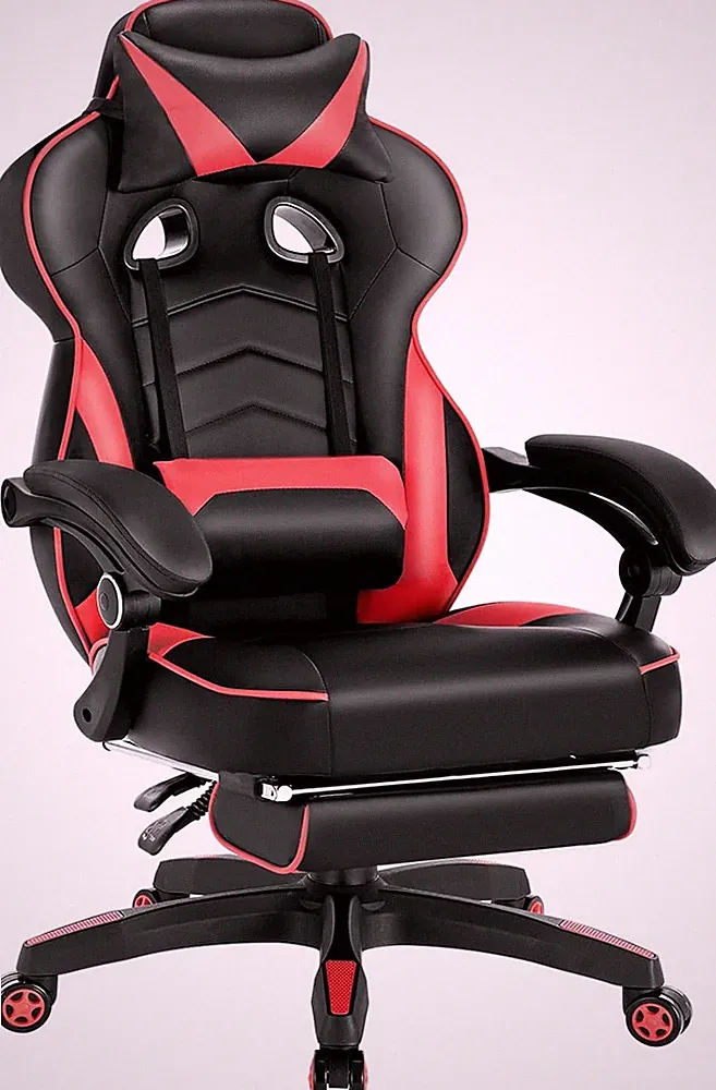 WOLTU Gaming Stuhl Büro Sessel Ergonomischer Computer Racing Sitz Kunstleder