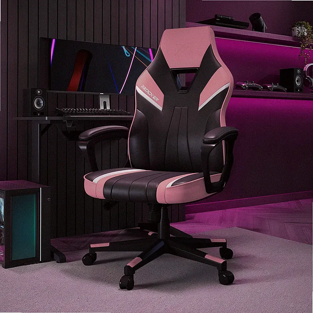 X-Rocker Tempest Hochlehner Ergonomischer Büro Gaming Stuhl für Erwachsene & Jugendliche