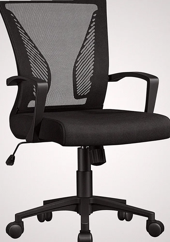 Yaheetech Bürostuhl Ergonomisch, Schreibtischstuhl Mit Netzbespannung, Arbeitsst
