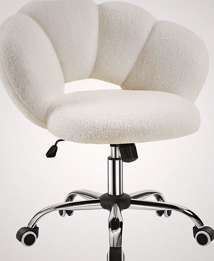 Yaheetech Schreibtischstuhl Bürostuhl Ergonomisch Bürosessel in Wolkenform Schmi