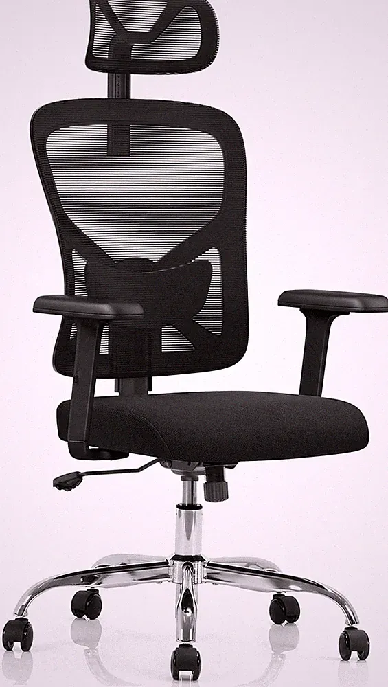YW-1A Chefsessel Ergonomisch - Bürostuhl Netz für Homeoffice | Premium S