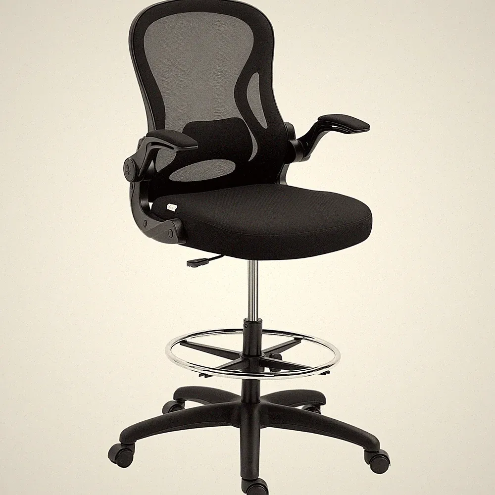 Zeichenstuhl, Ergonomischer Bürostuhl, Drehstuhl, Arbeitsstuhl, Höhenverstellbar