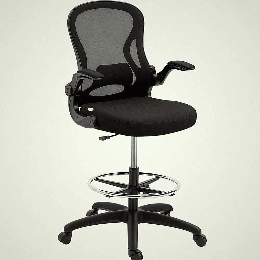 Zeichenstuhl, Ergonomischer Bürostuhl, Drehstuhl, Arbeitsstuhl, Höhenverstellbar